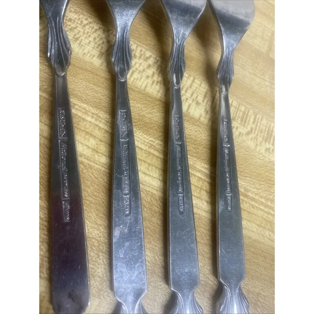 Set Of 4 Forks MCM National Stainless Steel “La Costa” Pattern Flatware